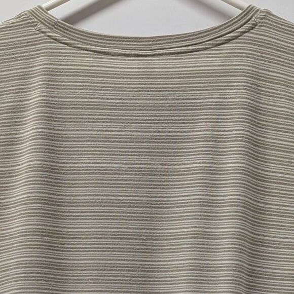 Athleta Cloudlight Striped Muscle Tank Top in Whisper Stripe Shadow Olive - Picture 7 of 14